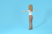 Female Character Lucy, a Characters & Person 3D Model by 3DTreatment (Thumbnail 28 of 32)