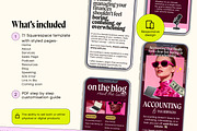Chic Accountant Website Squarespace, a Squarespace Template by Template Twist Shop (Thumbnail 4 of 11)