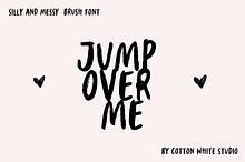 Jump Over Me Handwritten Brush Font