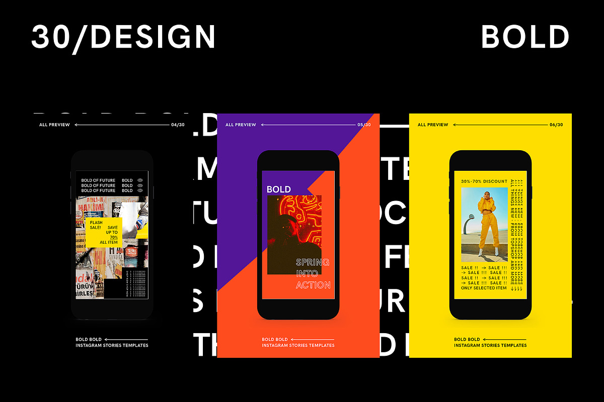 BOLD-Instagram Stories Animated, a Social Media Template by Invasi Studio (Photo 6 of 15)