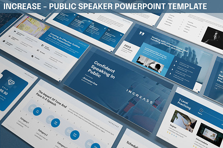 Increase - Public Speaker Powerpoint, a Presentation Template by SlideFactory