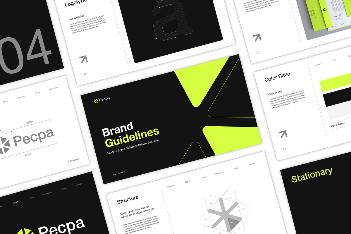 9-in-1 Brand Guideline Bundle, a Branding & Logo Template by Templeste (Photo 4 of 22)