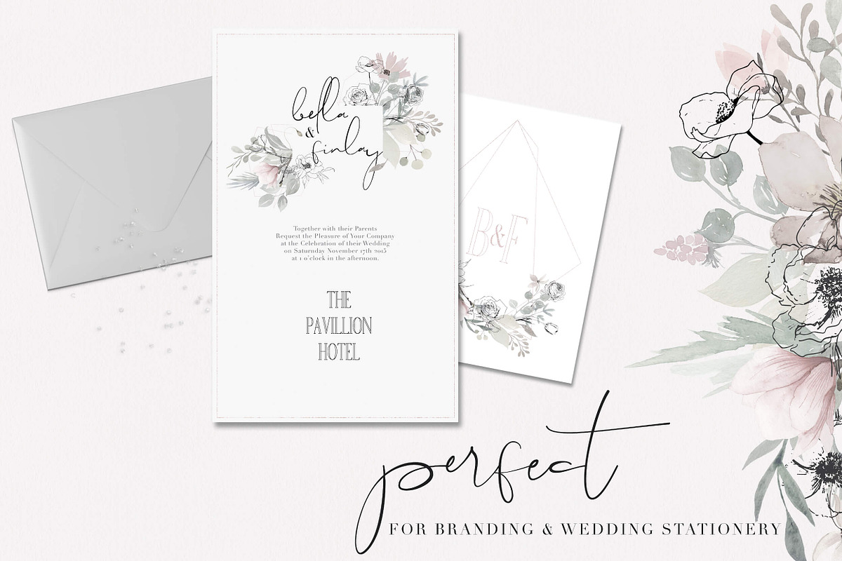 Bloom & Flourish - Floral Clipart, an Illustration by The Autumn Rabbit Ltd (Photo 8 of 10)