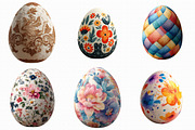 Easter Egg Pattern Clipart, an Illustration by Libby Wishes (Thumbnail 3 of 7)