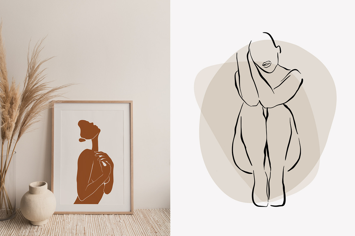 Zoe | Woman Figures & Silhouettes, an Object Graphic by Roma Design (Photo 2 of 10)