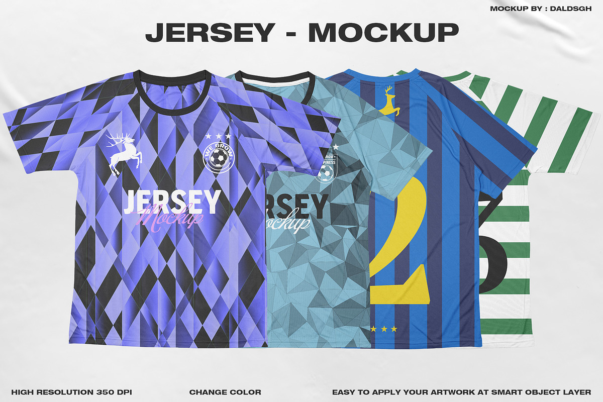 Jersey - Mockup, a Shirt Mockup by DaldSgh (Photo 1 of 15)