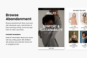 24 Canva Email Template Flow Designs, an Email Template by The Ecommerce Creative (Thumbnail 5 of 11)
