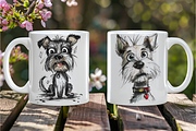 Doodle Cartoon Dogs, an Animal Illustration by PrintHaven Designs (Thumbnail 10 of 10)