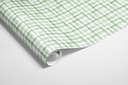 Watercolour plaid in light green, a Pattern Graphic by Anya-D (Thumbnail 4 of 5)