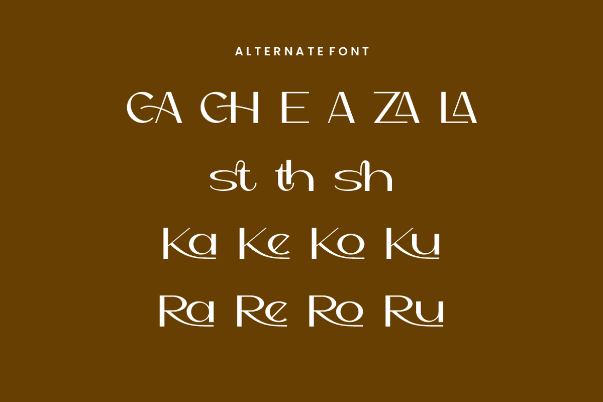 Catons - Modern Minimal Font, a Sans Serif Font by QR Design Studio (Photo 6 of 11)
