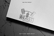 Paper Engraved Logo Mockup Photoshop, a Layer Style Add-On by Beast Designer (Thumbnail 2 of 2)