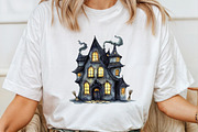 Haunted House Halloween Bundle, an Illustration by Pixels.Craft (Thumbnail 4 of 5)