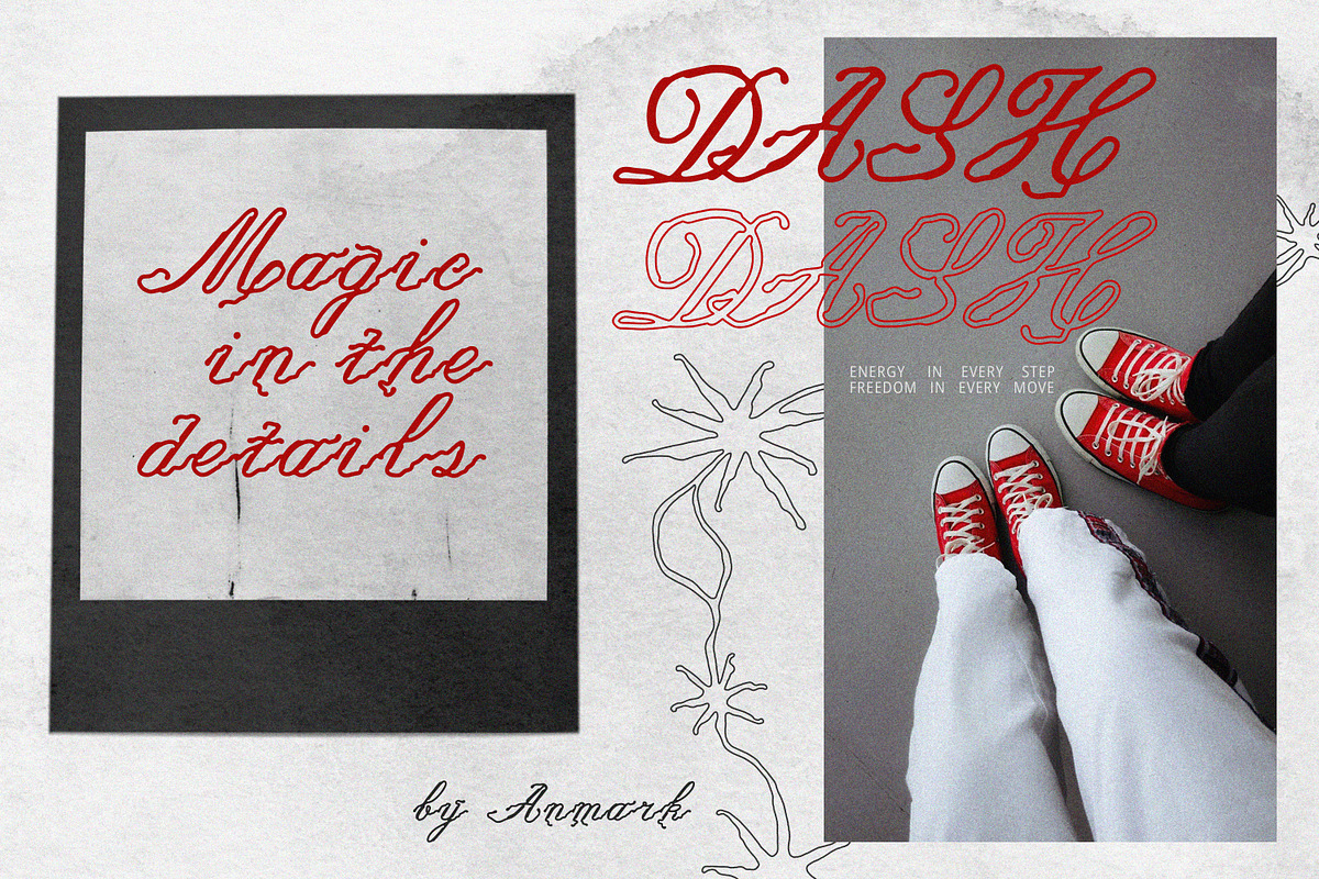 Star Mode Modern Expressive Script, a Script Font by AnMark (Photo 6 of 13)