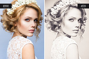 Black and white Photoshop actions, an Action Add-On by BeArt-Presets (Thumbnail 10 of 14)