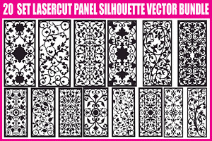Vintage Gate Pattern Vector Bundle, an Illustration by Creativeshirt