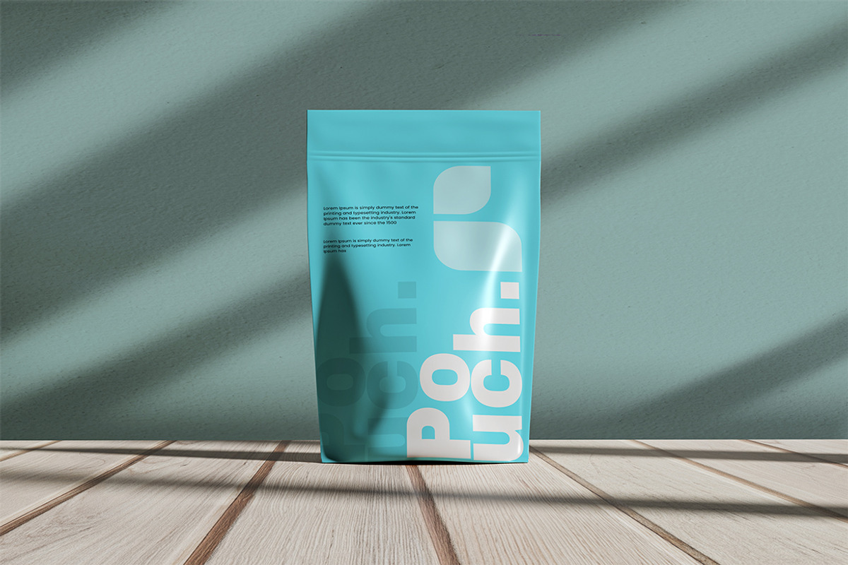 High Quality Realistic Pouch Mockup, a Packaging Mockup by SimpangGraphics (Photo 4 of 4)