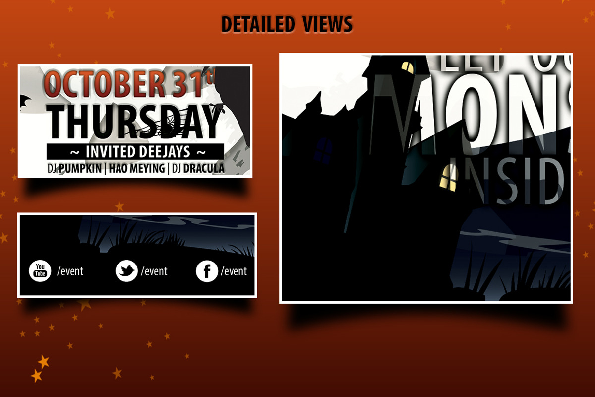 Halloween Party Flyer, a Flyer Template by zheksha (Photo 2 of 2)
