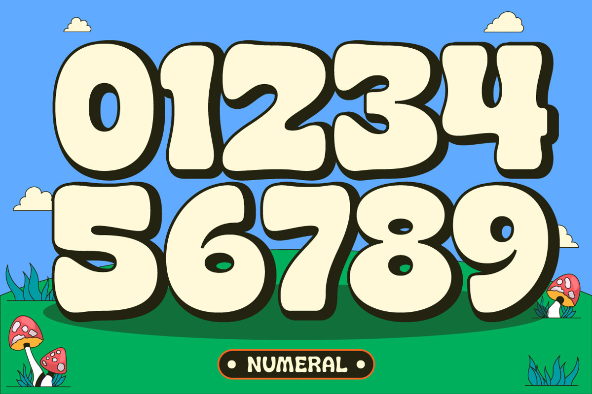 Mricha Variable Groovy Font, a Font by GroovyFontCo (Photo 7 of 8)