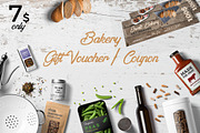 Bakery Gift Voucher/Coupon, a Card Template by Konakchiev (Thumbnail 1 of 3)