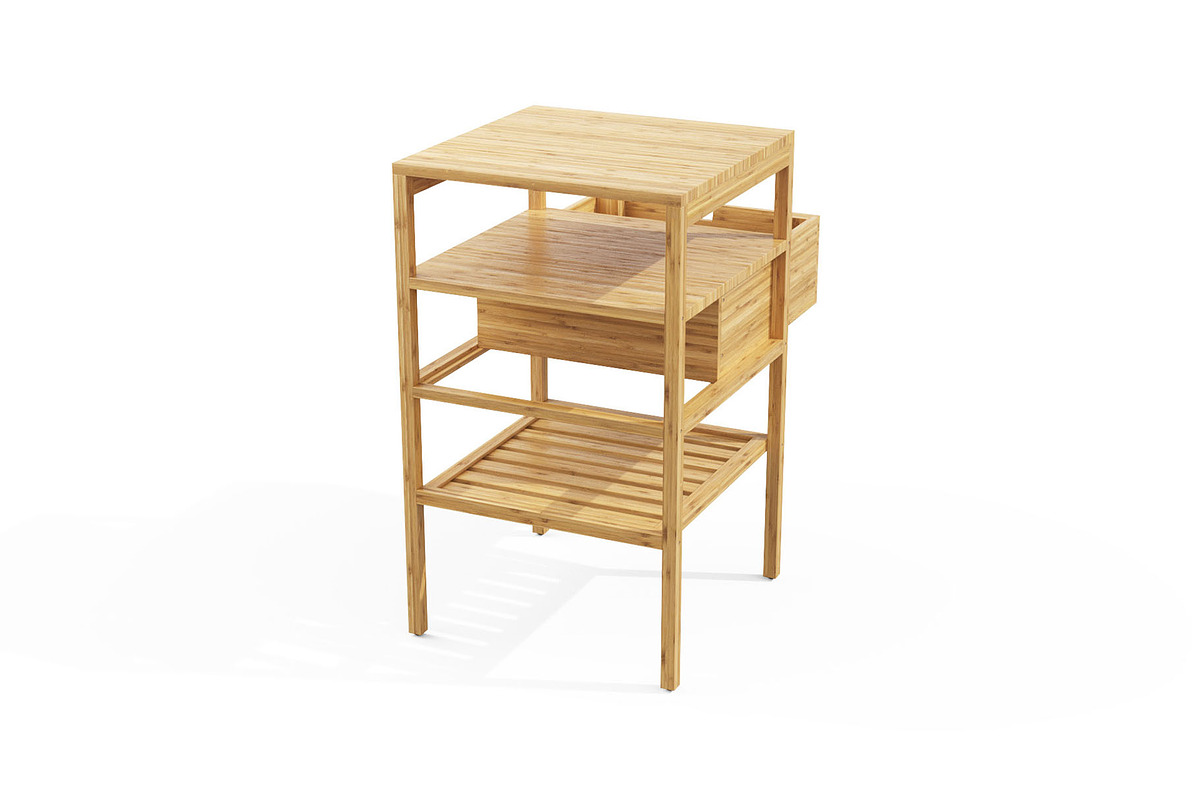 Bedside Table - IKEA NORDKISA, a Furniture 3D Model by 3DCargo (Photo 16 of 26)