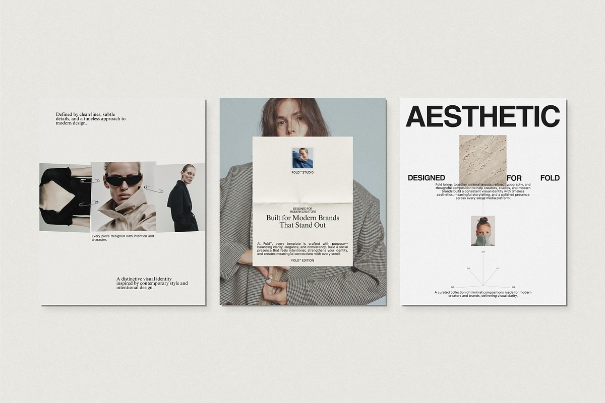 FOLD | Instagram Post & Story (II), a Social Media Template by Pixel Grid (Photo 8 of 10)