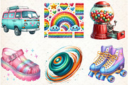 Nostalgic 90s Retro Sublimation Clip, an Illustration by Libby Wishes (Thumbnail 7 of 7)