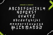 Ichiman Shokai Horror Scary Typeface, a Handwritten Font by Maulana Creative (Thumbnail 5 of 7)