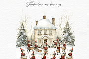 12 days of Christmas clipart, a Seasonal Illustration by Invite to Clipart (Thumbnail 9 of 10)