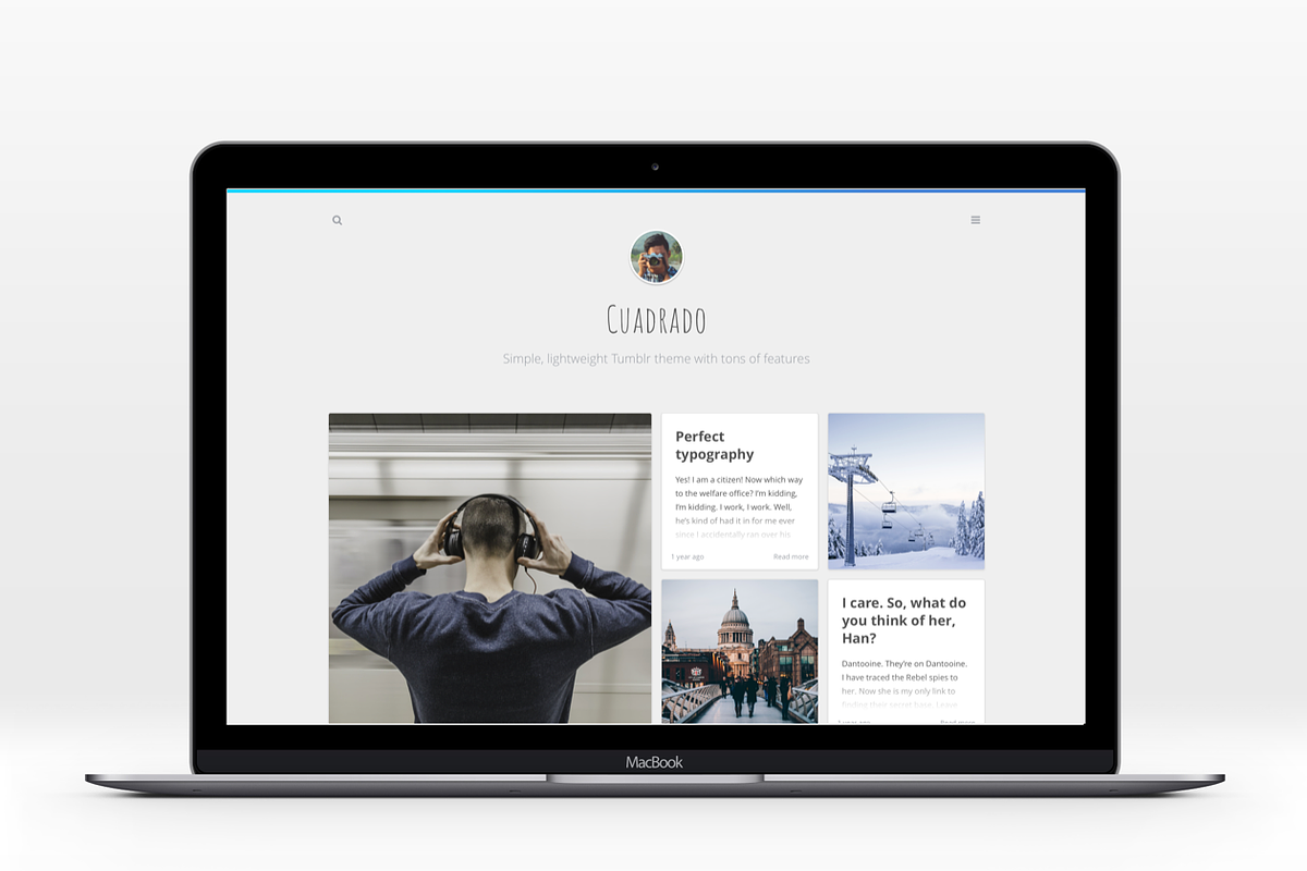 Cuadrado - Premium Tumblr Theme, a Websites & App Template by Dabu Themes (Photo 3 of 9)