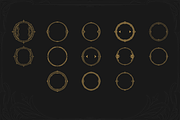 66 vector frames for monograms, a Branding & Logo Template by Aniad_ (Thumbnail 3 of 6)