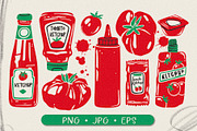Tomato Ketchup, a Food Illustration by Twisted Tail (Thumbnail 2 of 5)