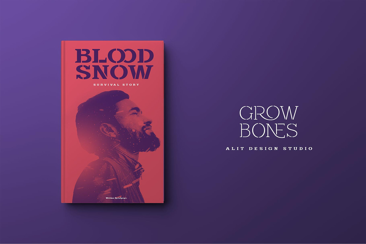 Grow Bones Family Stencil Font, a Serif Font by alit design (Photo 4 of 16)