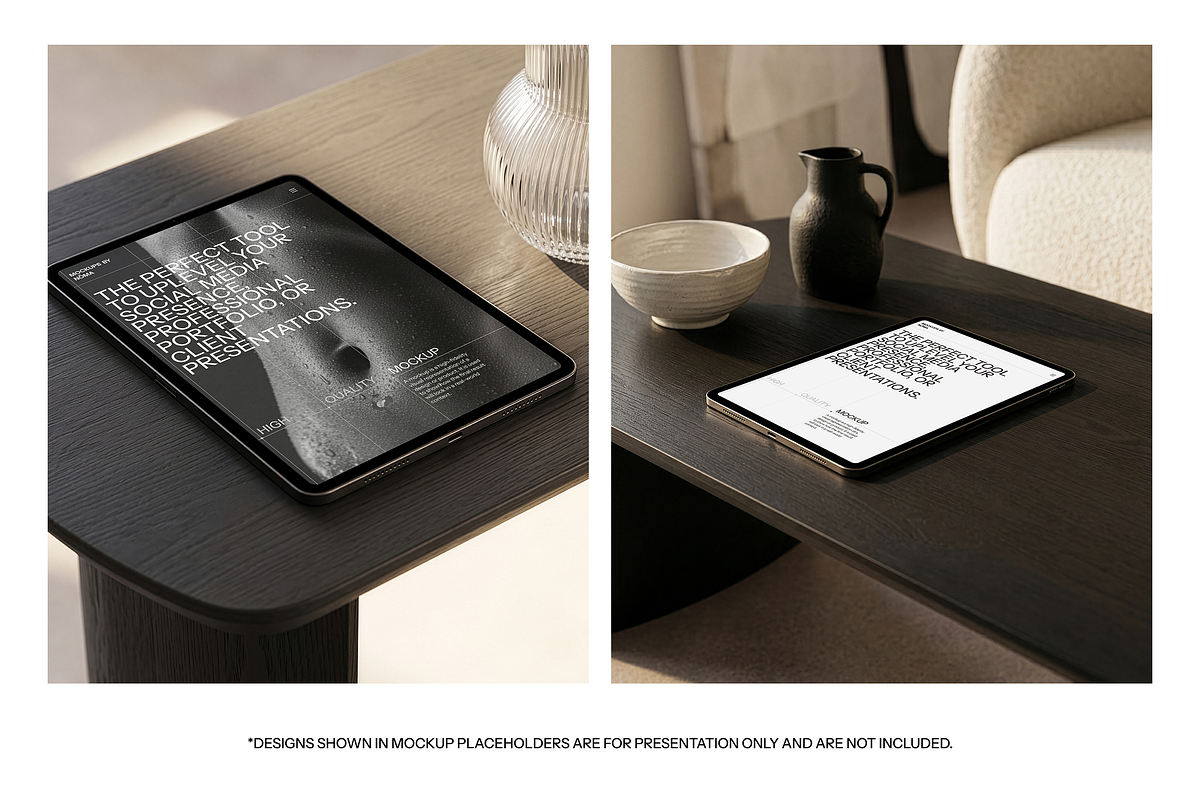 Premium iPad Mockup Set, an iPad Mockup by The Noma Studio (Photo 6 of 7)