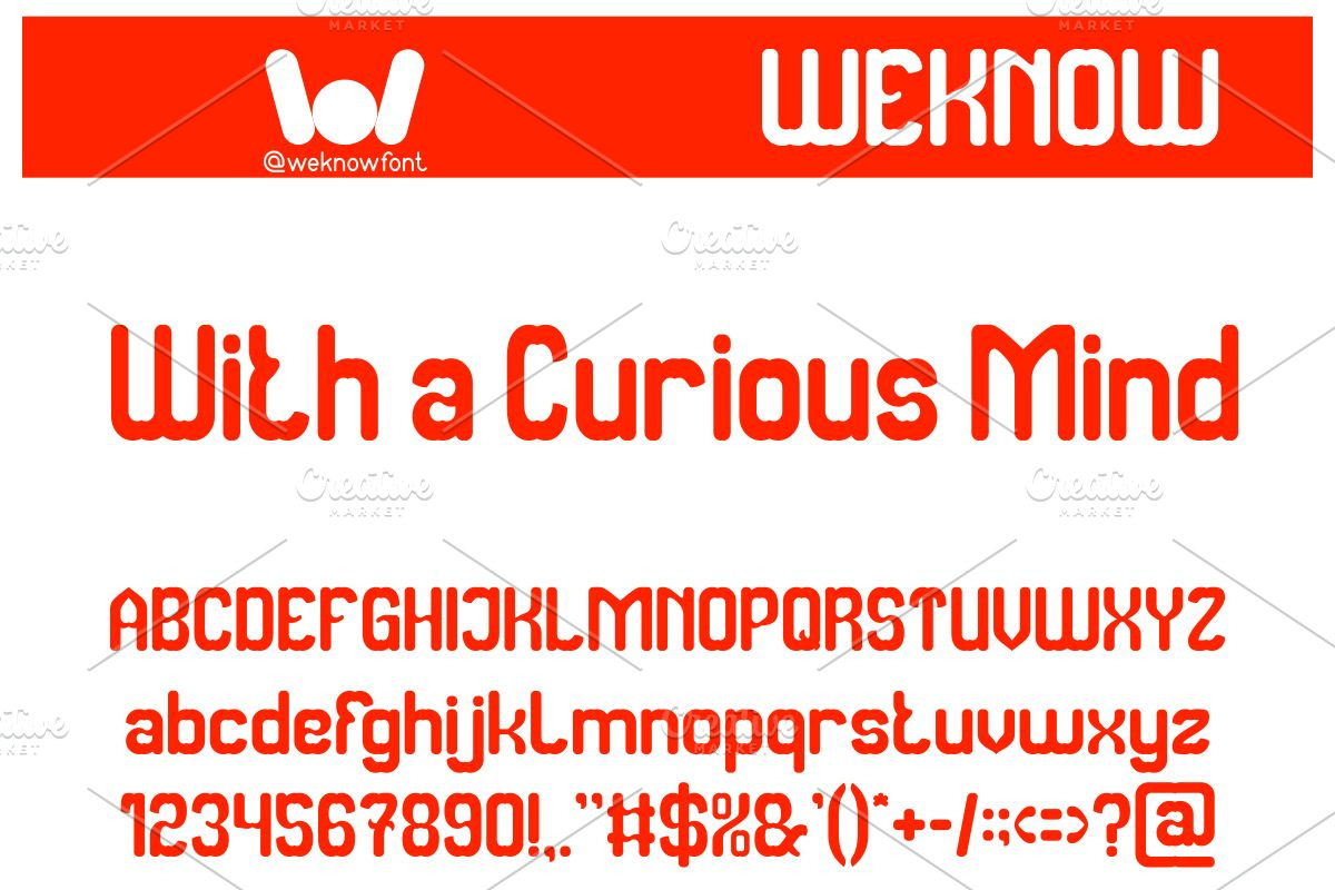 Newton apple font, a Font by weknow (Photo 5 of 8)