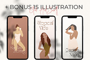 The Kaluge + BONUS ILLUSTRATIONS, a Serif Font by Alcode (Thumbnail 4 of 23)