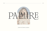 Palmire - Modern Serif Typeface, a Serif Font by Masanis (Thumbnail 1 of 17)