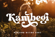 Kambegi, a Serif Font by Sealoung (Thumbnail 1 of 15)