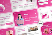 Performance Report, a Presentation Template by FIBRINOSÄ (Thumbnail 2 of 7)