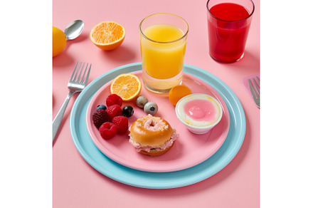 Delicious breakfast with fruits and, a Food & Drink Photo by Grey Coast Media