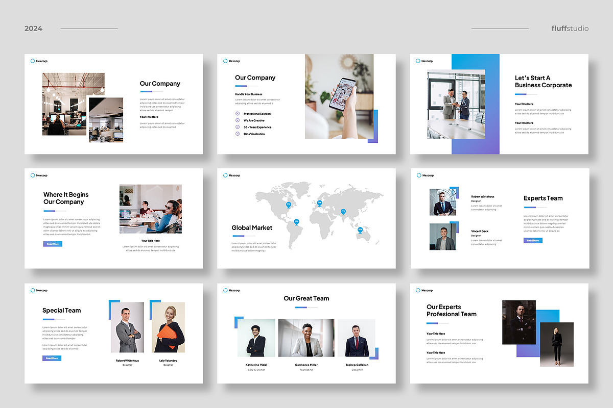 Corporate Business Keynote Template, a Presentation Template by fluffstudio (Photo 3 of 6)