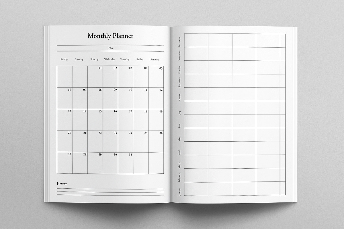 Digital Business Planner Template, a Brochure Template by E-Type (Photo 4 of 8)
