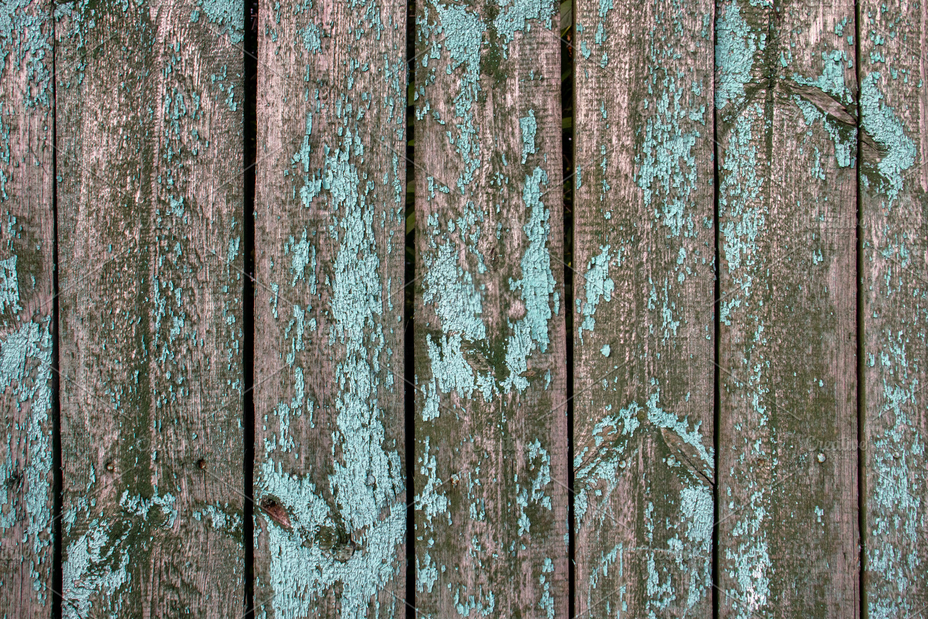 Painted planks are aged and weathere, a Background Photo by Schreibikus