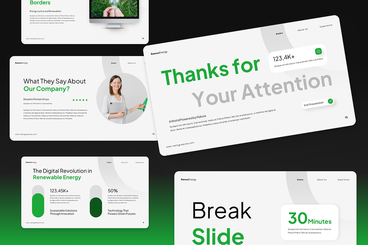 Renewable Energy PowerPoint, a Presentation Template by Annora Studio (Photo 7 of 7)