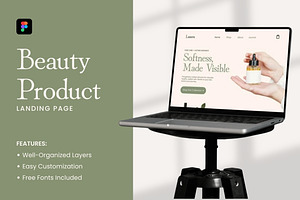Beauty Product Landing Page, a Landing Page Template by Antstheme