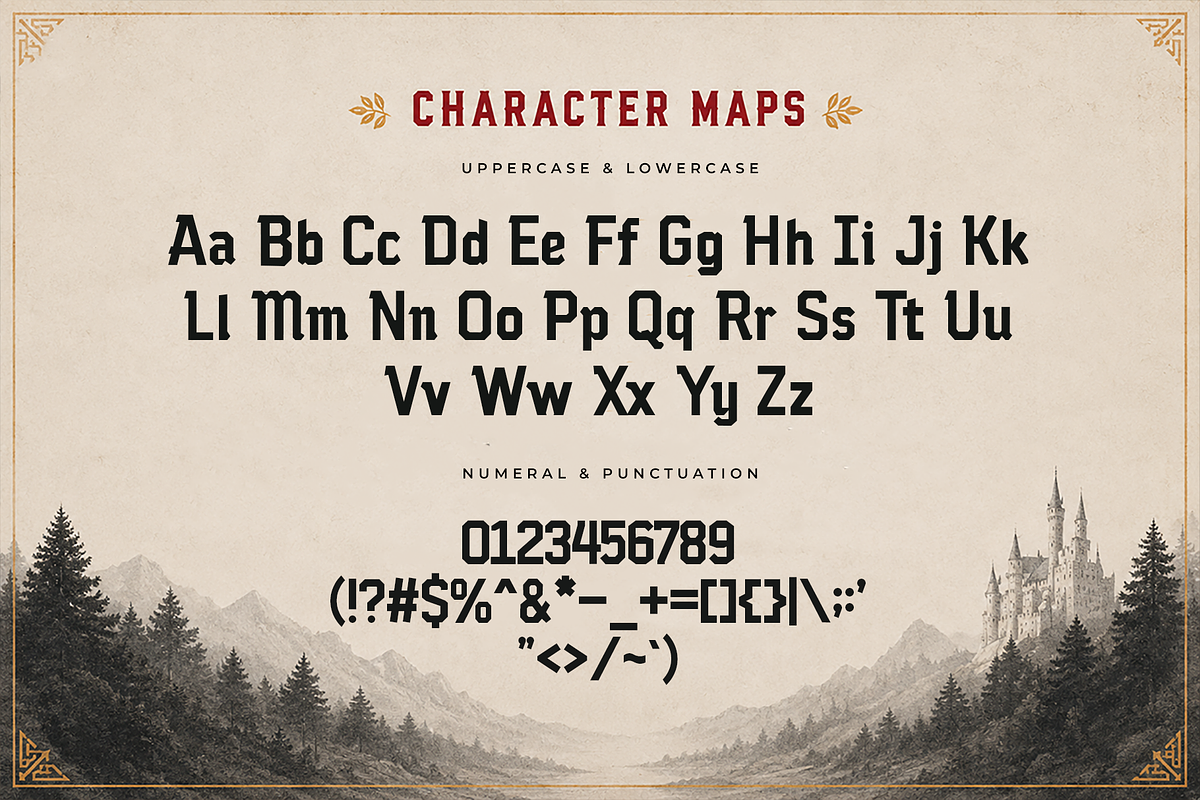 Berg Werk - German Display Font, a Sans Serif Font by overlaytemplates (Photo 4 of 5)