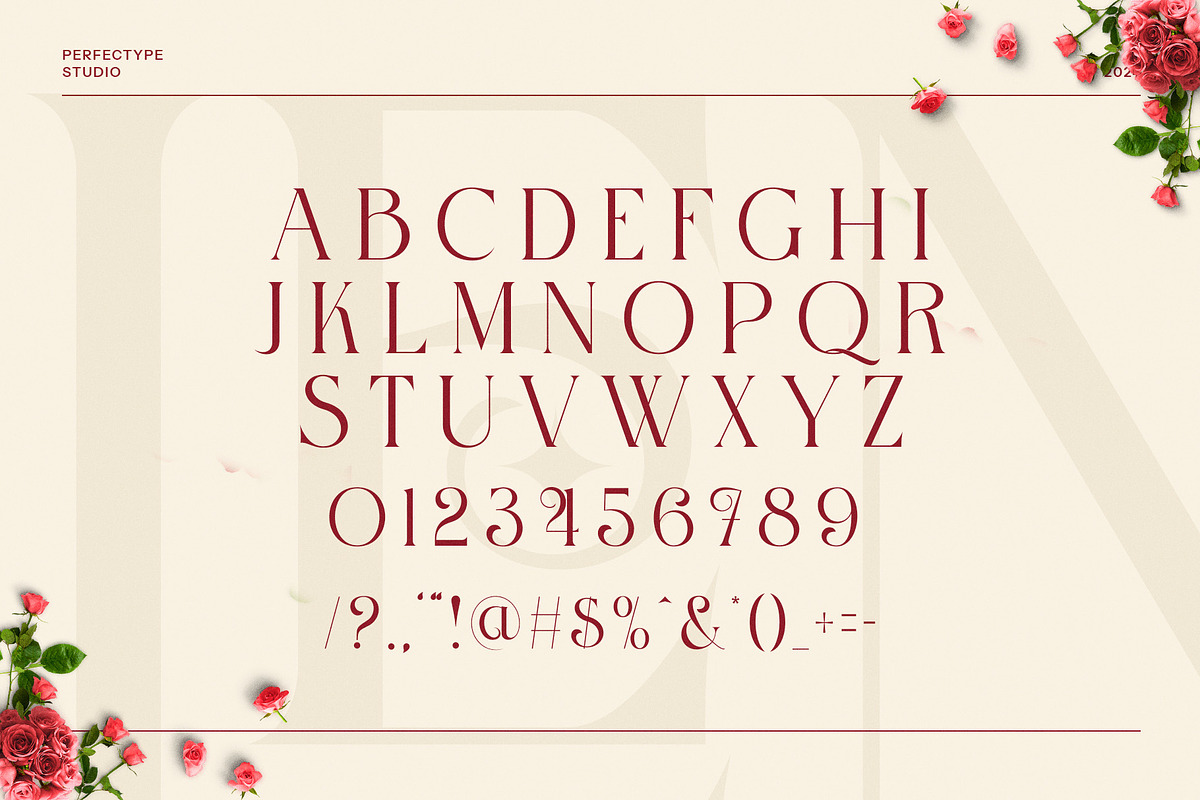 Sweet Valentine Stylish Serif Font, a Serif Font by Perfectype (Photo 8 of 8)