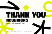 Neubricks - Bold Sans Serif Font, a Sans Serif Font by Snape Design Studio (Thumbnail 12 of 12)