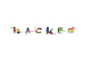Hacked Font, a Font by Hughie Design Co. (Thumbnail 1 of 6)