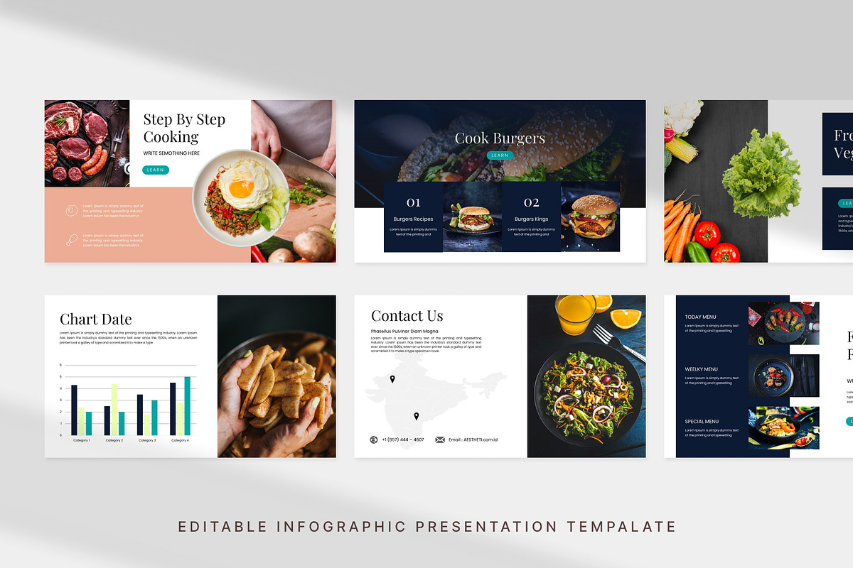 Smart Cooking - Infographic Presentation Template
