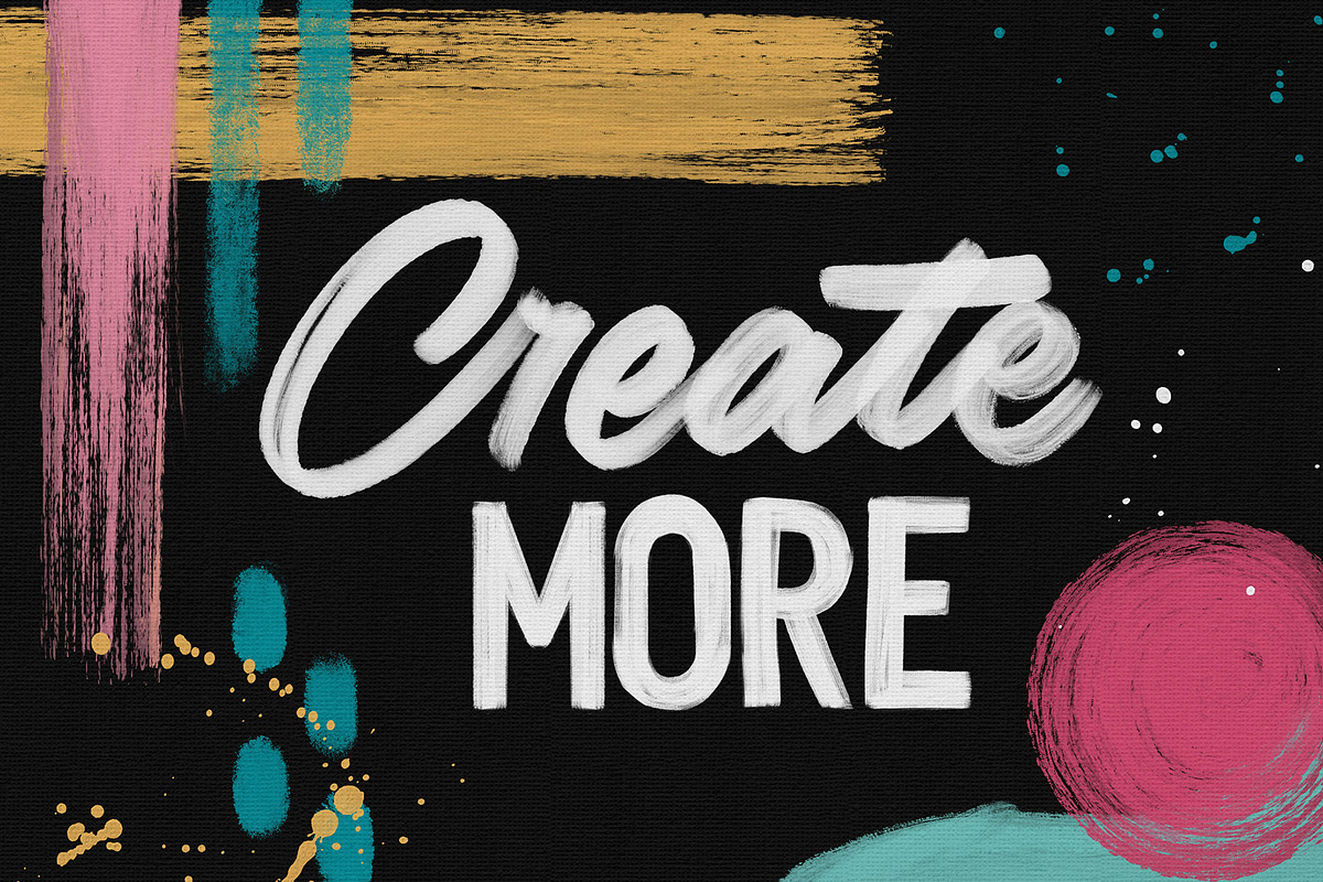 Distressed Paint Set for Procreate, a Brush Add-On by Cynlop Ink (Photo 7 of 10)